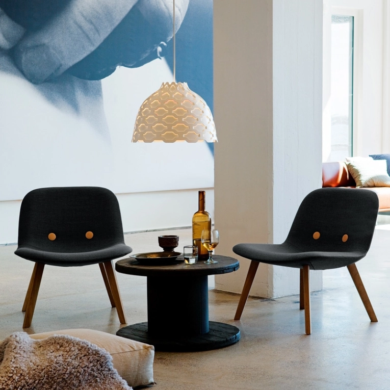 Suspension LC SHUTTERS Blanc LOUIS POULSEN