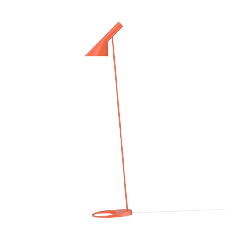 Lampadaire AJ FLOOR Orange élecrique LOUIS POULSEN