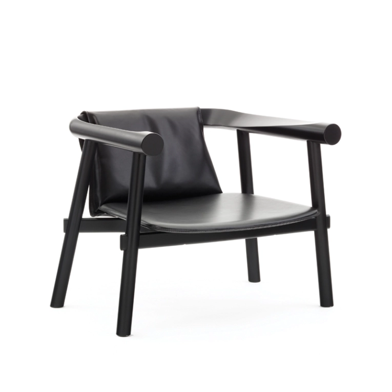 Fauteuil ALTAY cuir Noir COEDITION