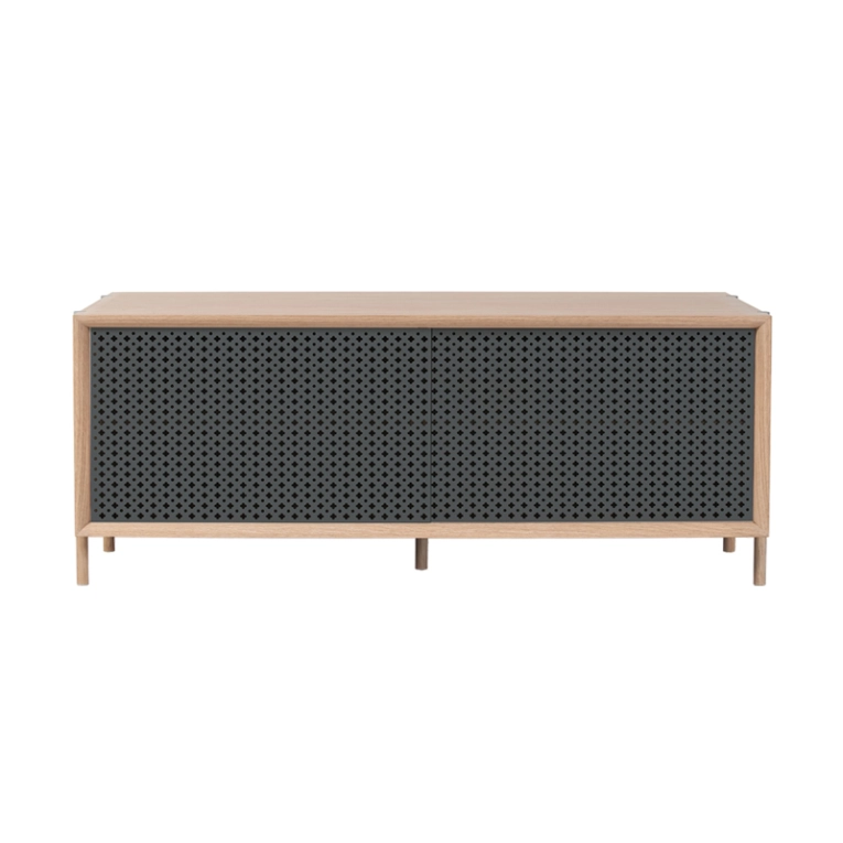 Meuble de rangement Buffet GABIN L122 Gris ardoise HARTO