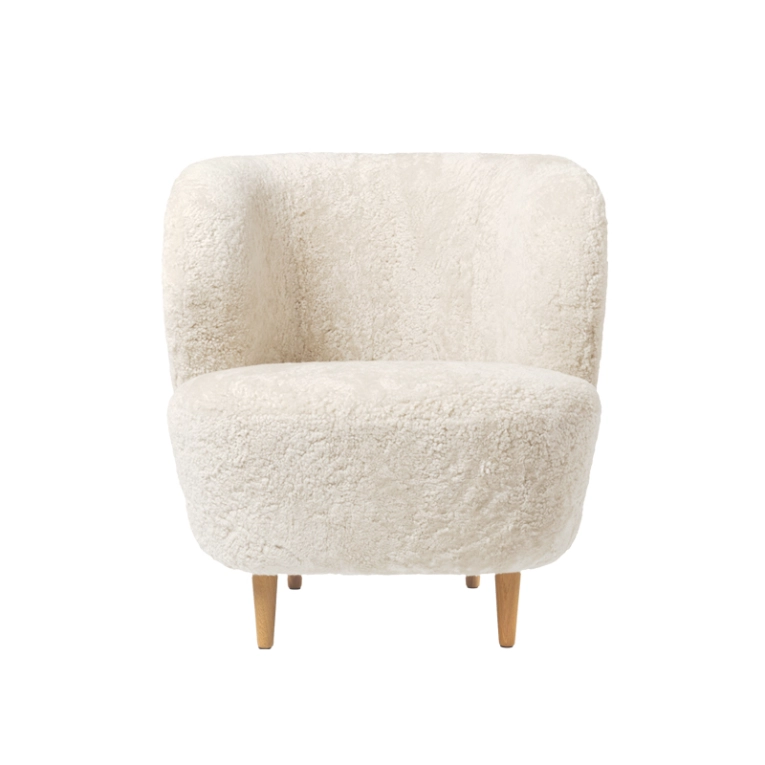 Fauteuil STAY SHEEPSKIN Blanc cassé GUBI