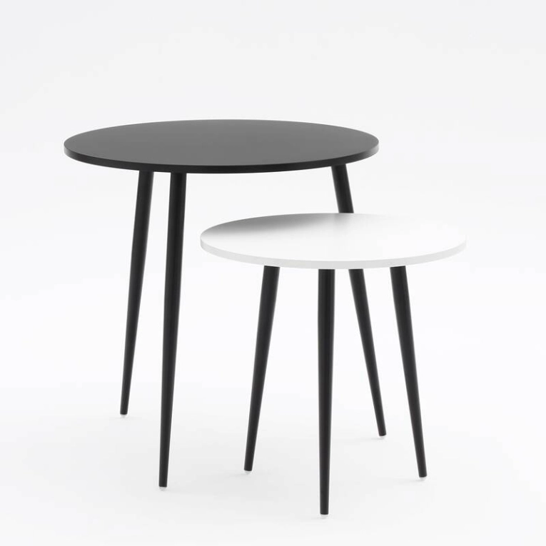 Table d'appoint guéridon SOHO Ø 40 Blanc COEDITION