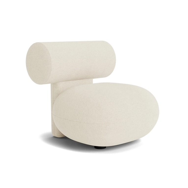 Fauteuil HIPPO entièrement tapissé Barnum Bouclé 24 NORR11