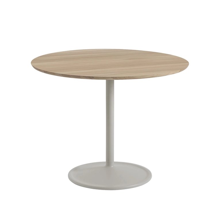 Table SOFT H 73 Chêne massif/ gris  MUUTO