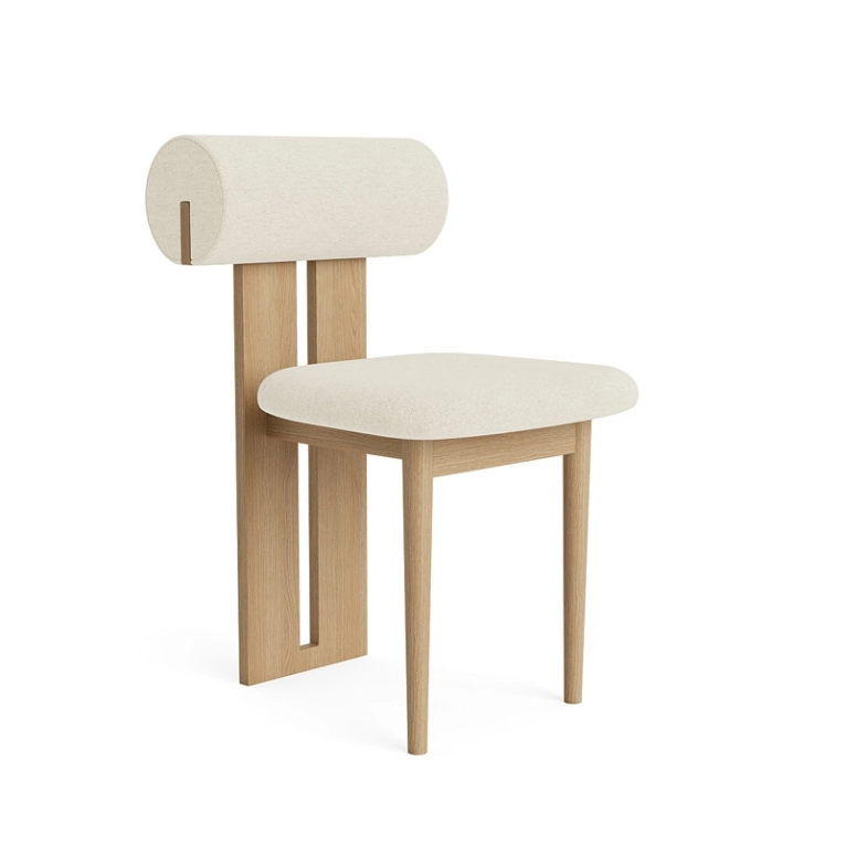 Chaise HIPPO Barnum Bouclé 24/ chêne naturel NORR11