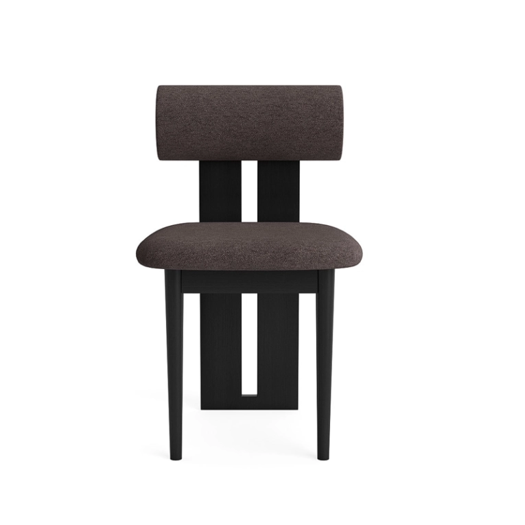 Chaise HIPPO Barnum Bouclé 11/ chêne noir NORR11