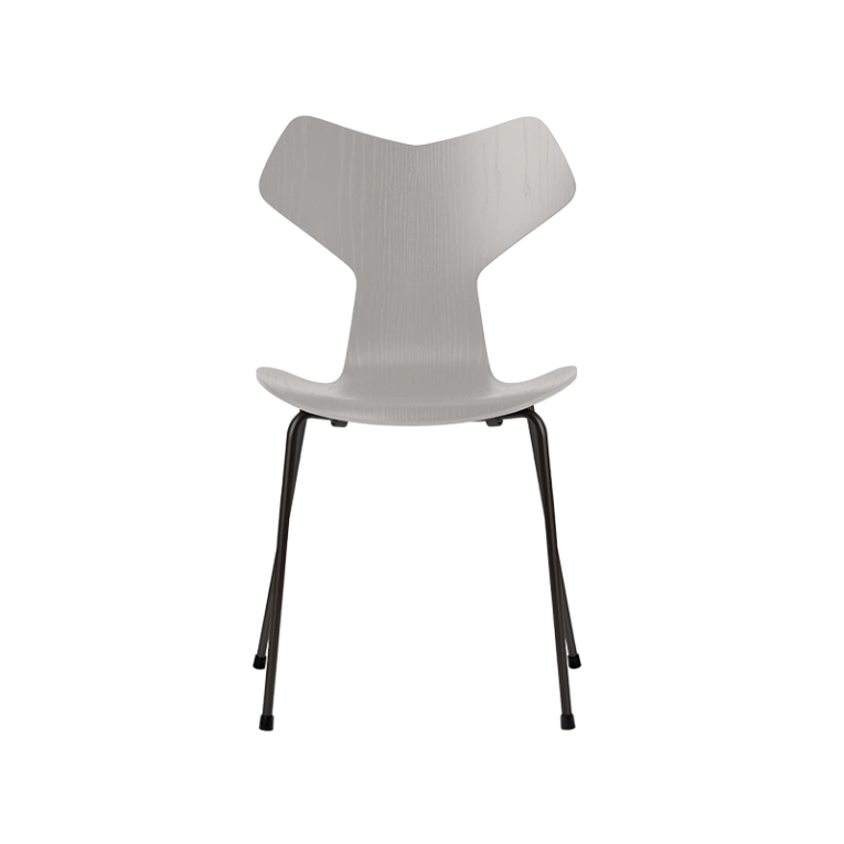 Chaise GRAND PRIX Gris clair FRITZ HANSEN