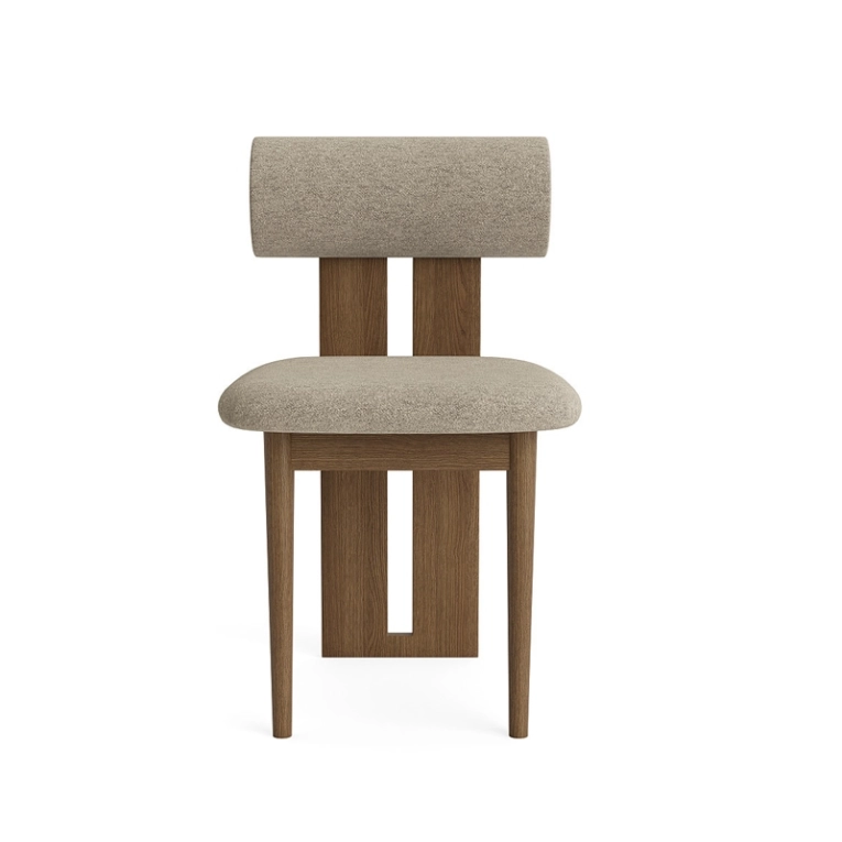 Chaise HIPPO Barnum Bouclé 03/ chêne fumé clair NORR11