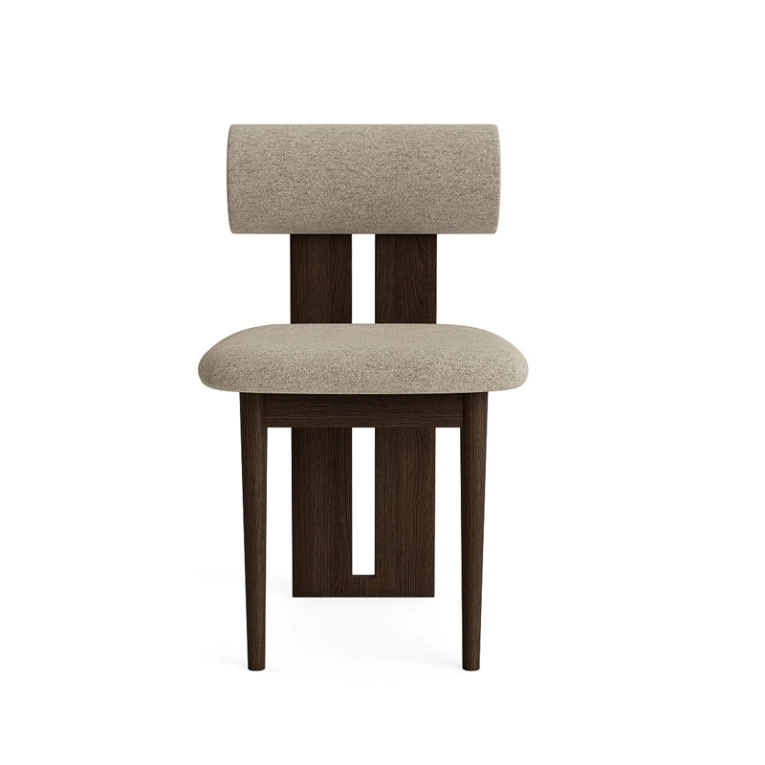 Chaise HIPPO Barnum Bouclé 03/ chêne fumé foncé NORR11