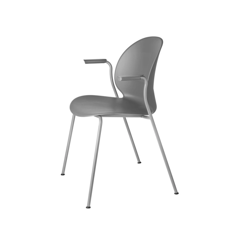 Chaise N02  RECYCLE avec accoudoirs Gris FRITZ HANSEN