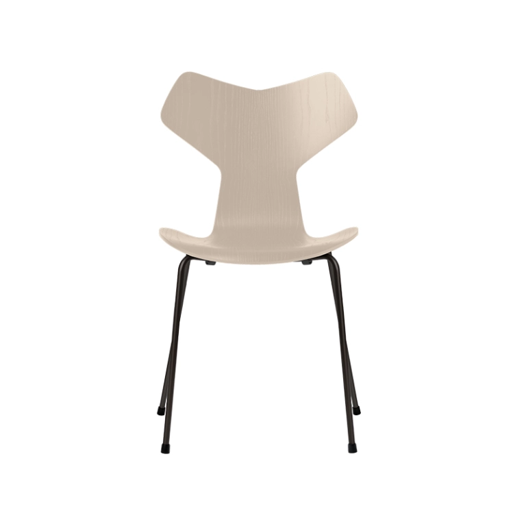 Chaise GRAND PRIX Beige clair  FRITZ HANSEN
