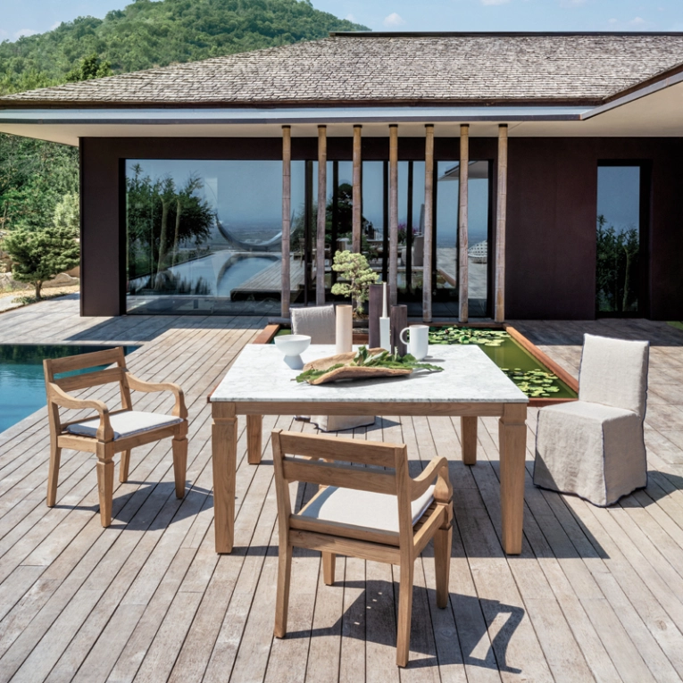 Chaise extérieur Petit fauteuil JEKO 24 Aspen 03 GERVASONI