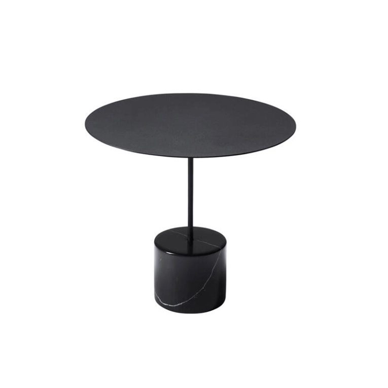 Table d'appoint guéridon CALIBRE LOW Noir WENDELBO