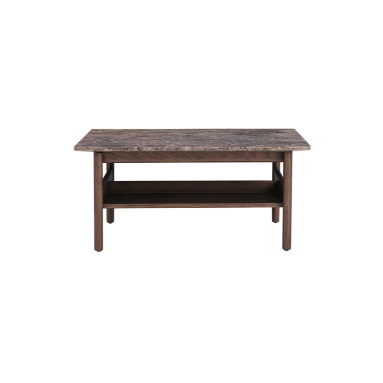 Table basse COLLECT Marbre Emperador marron WENDELBO