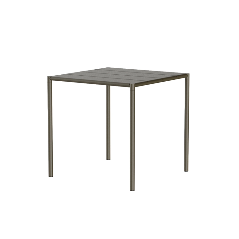 Table extérieur Table SINE 75,5x75,5 Vert foncé NINE