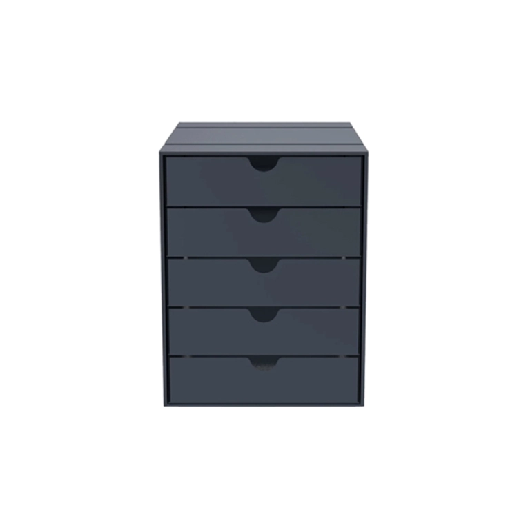 Petit rangement Boite USM INOS 5 tiroirs Anthracite USM HALLER