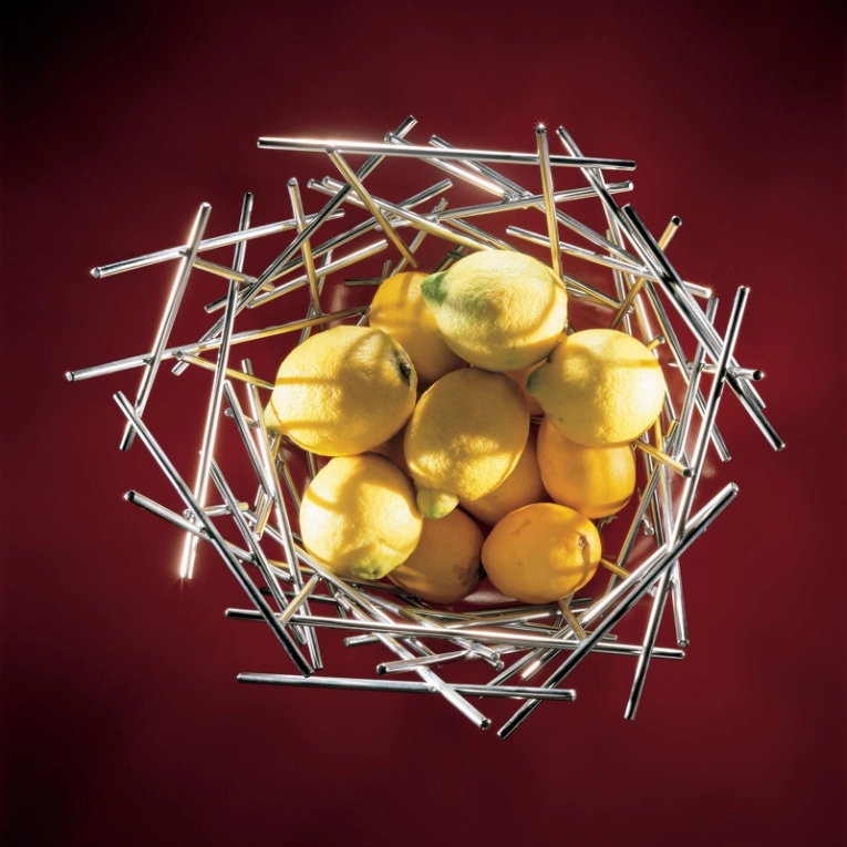 Centre de table & corbeille Corbeille à agrumes BLOW UP Inox ALESSI