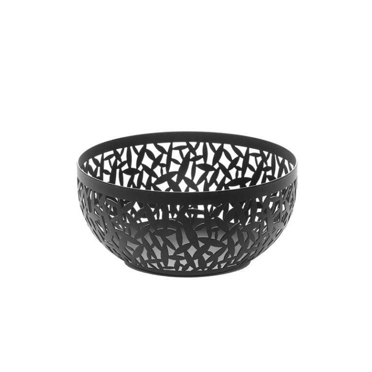 Centre de table & corbeille Corbeille à fruits CACTUS! Ø21 Noir ALESSI