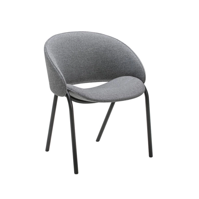 Chaise FOLIUM Agata 04/ pieds noirs WENDELBO