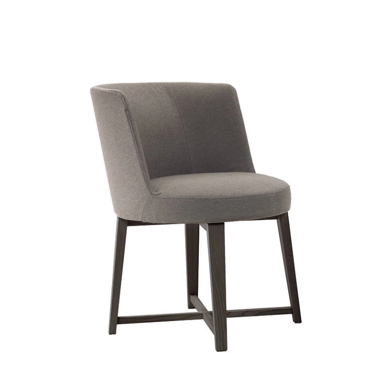 Chaise HERA avec accoudoirs dossier bas FLEXFORM