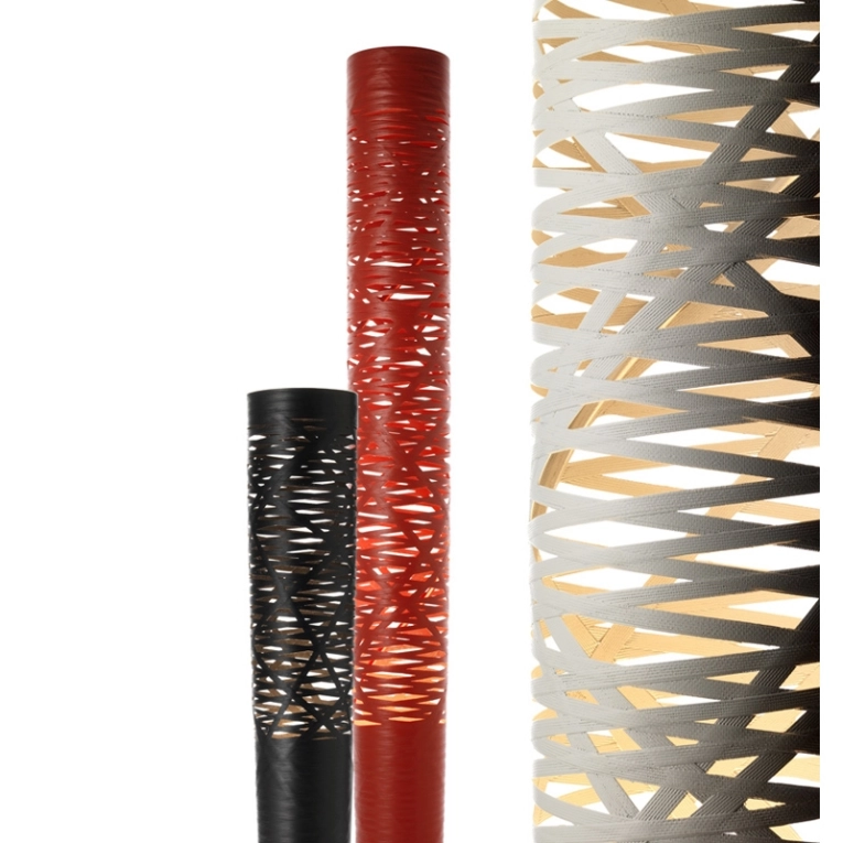 Lampadaire TRESS MEDIA Blanc FOSCARINI