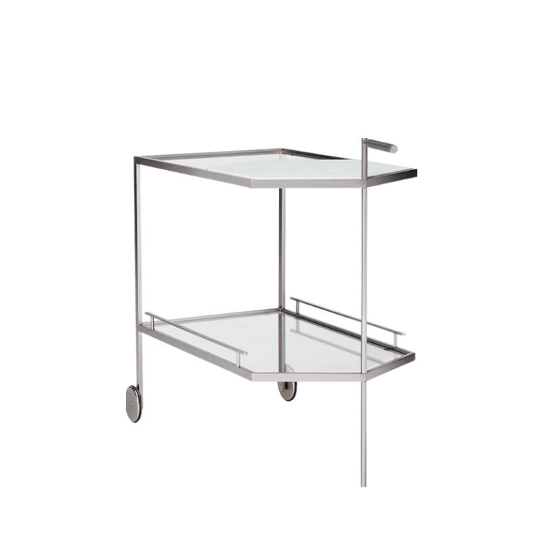 Desserte GIN LANE Laiton fumé/ marbre Carrara blanc MAN OF PARTS