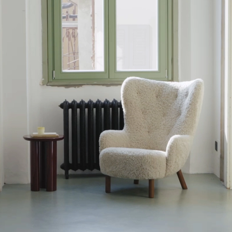 Fauteuil PETRA VB3 Sheepskin Moonlight AND TRADITION