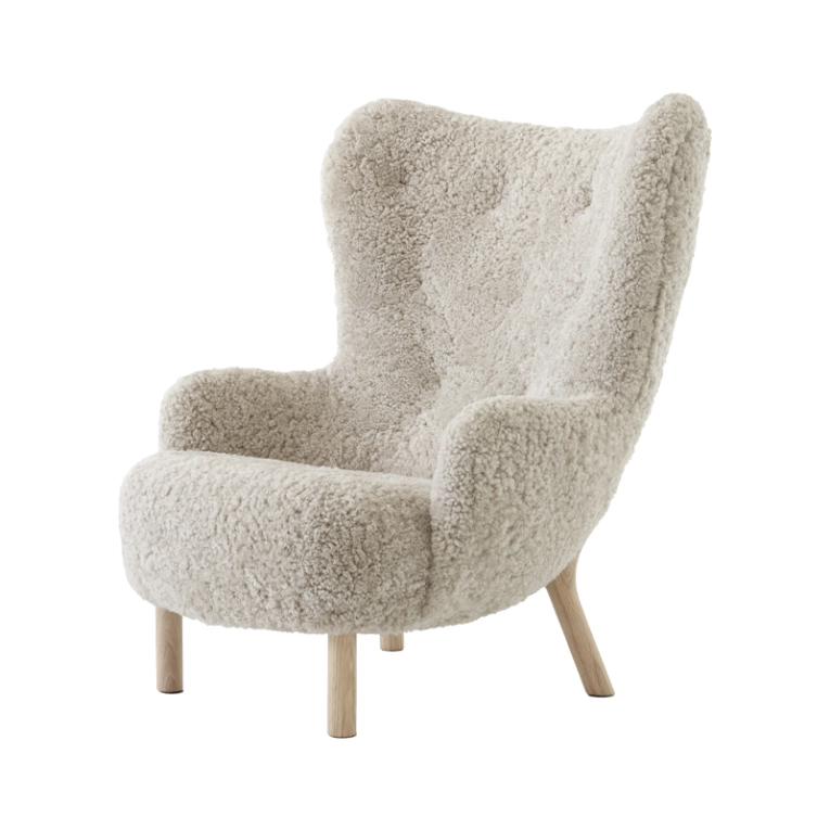 Fauteuil PETRA VB3 Sheepskin Moonlight AND TRADITION