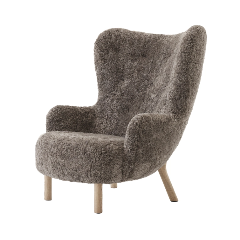 Fauteuil PETRA VB3 Sheepskin Sahara AND TRADITION