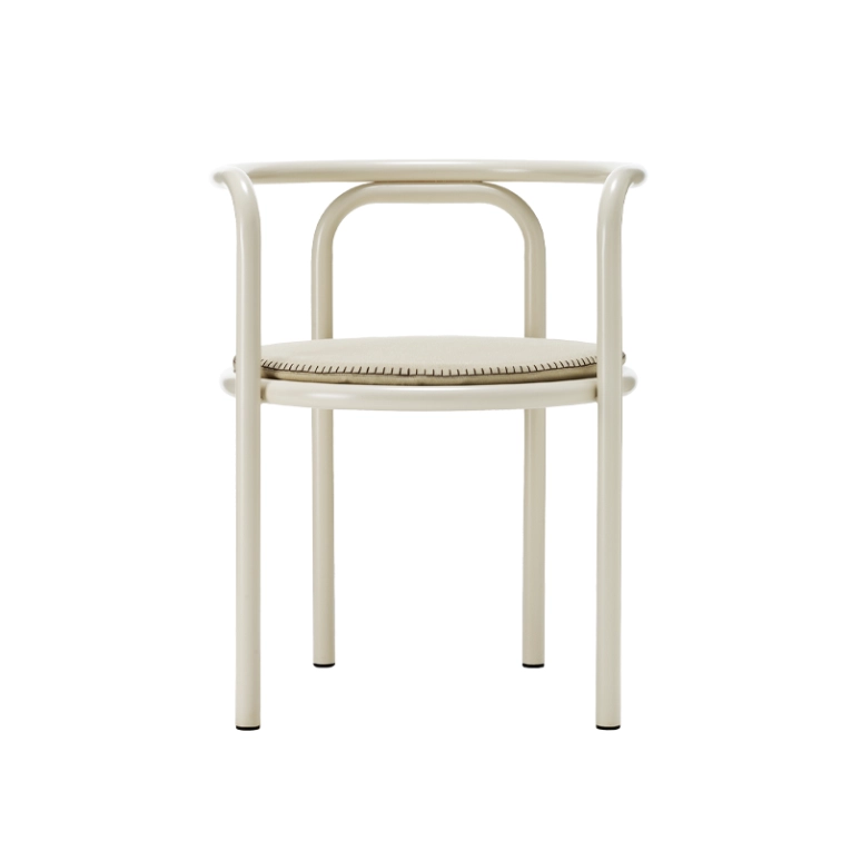 Chaise extérieur Chaise LOCUS SOLUS 1964 Beige RAL 1013 JACQUEMUS & EXTETA