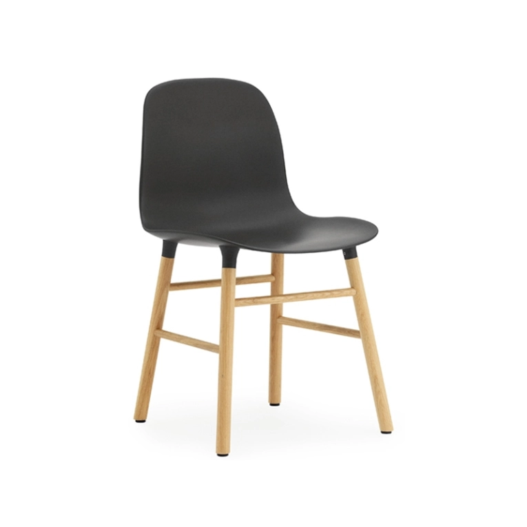 Chaise FORM CHAIR Noir Normann Copenhagen