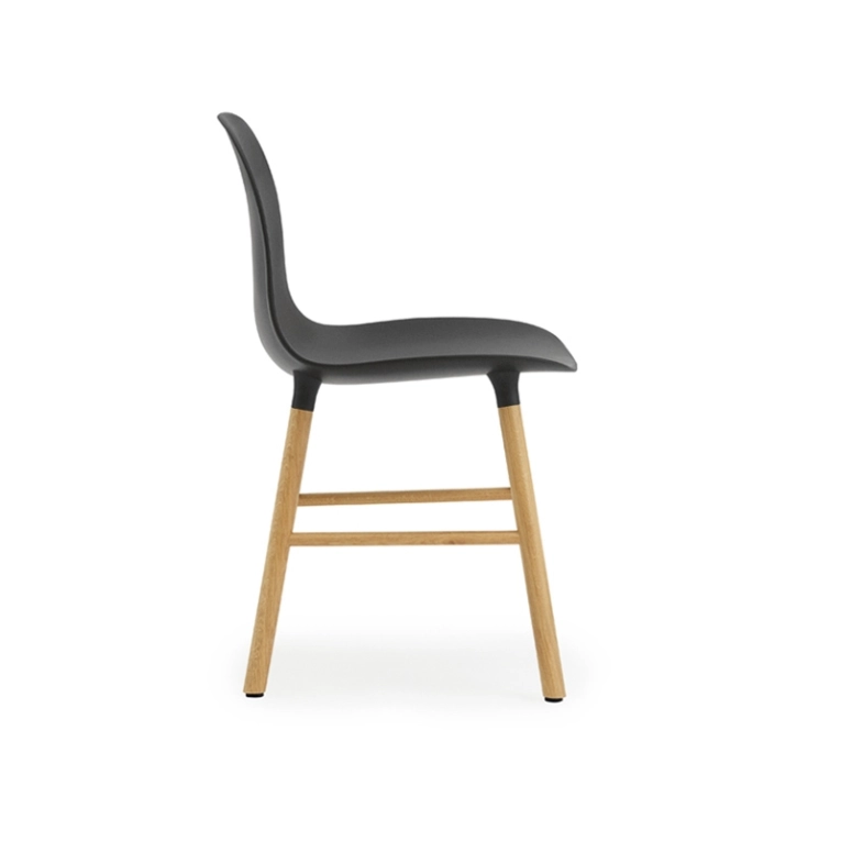 Chaise FORM CHAIR Noir Normann Copenhagen