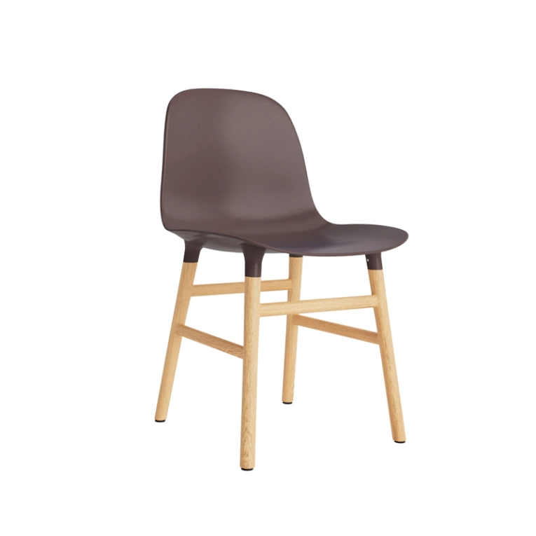 Chaise FORM CHAIR Marron Normann Copenhagen