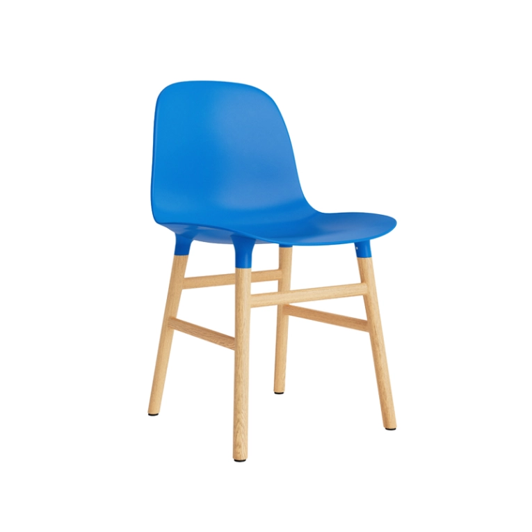 Chaise FORM CHAIR Bleu vif  Normann Copenhagen