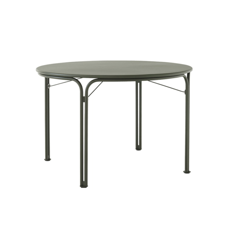 Table extérieur Table THORVALD SC98 Vert bronze AND TRADITION