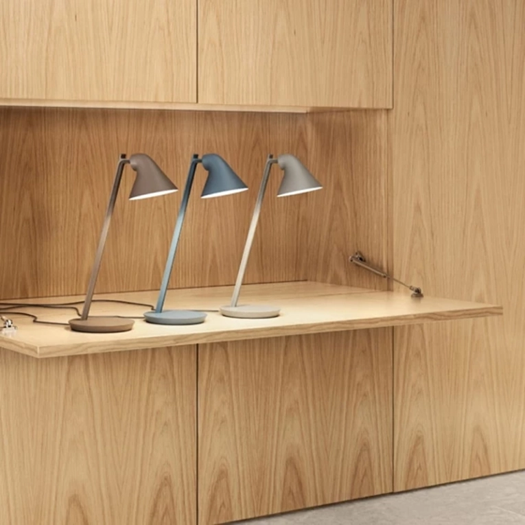 Lampe à poser NJP MINI  Taupe LOUIS POULSEN