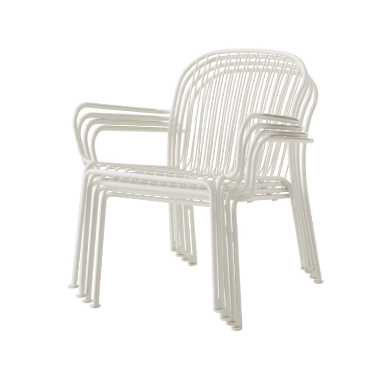 Fauteuil extérieur Fauteuil THORVALD SC101 Ivoire AND TRADITION