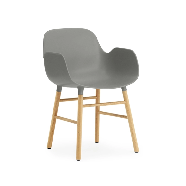 Chaise FORM ARMCHAIR Gris Normann Copenhagen
