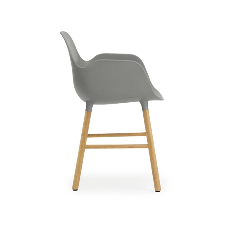 Chaise FORM ARMCHAIR Gris Normann Copenhagen