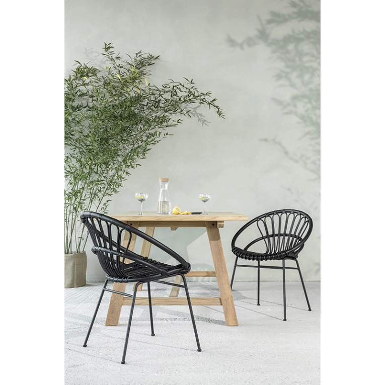 Chaise extérieur Chaise ROXANNE Noir VINCENT SHEPPARD