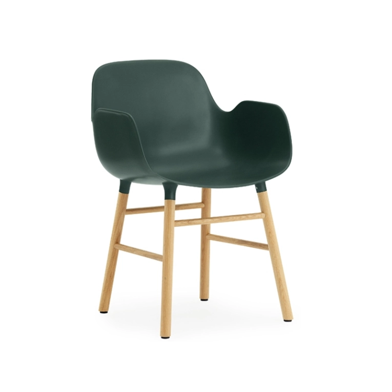 Chaise FORM ARMCHAIR Vert Normann Copenhagen
