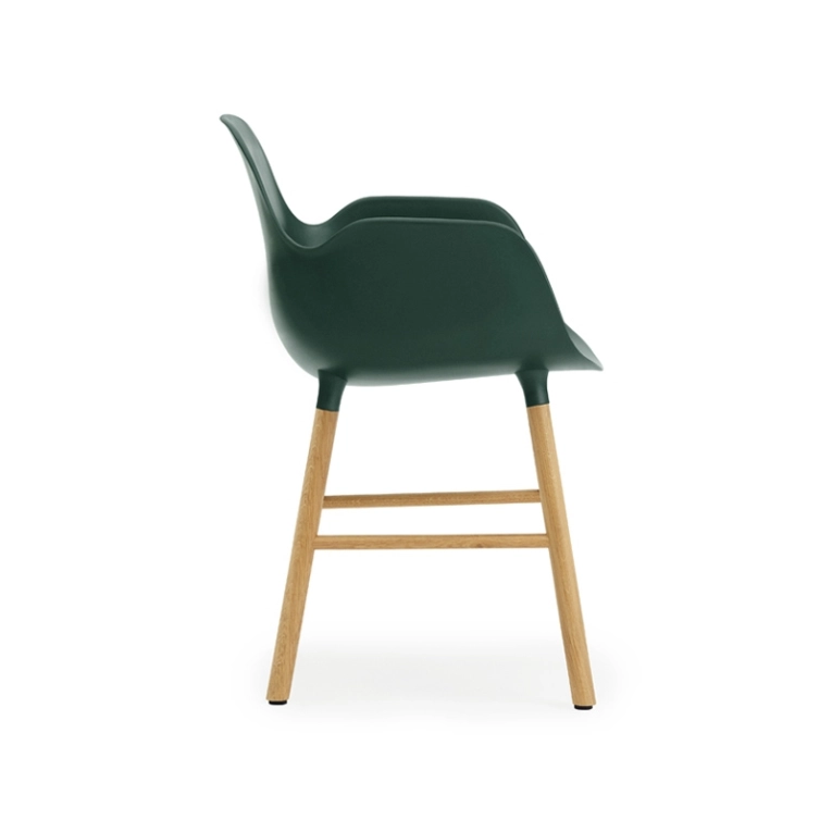 Chaise FORM ARMCHAIR Vert Normann Copenhagen