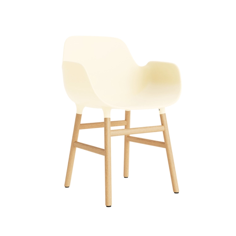 Chaise FORM ARMCHAIR Crème Normann Copenhagen