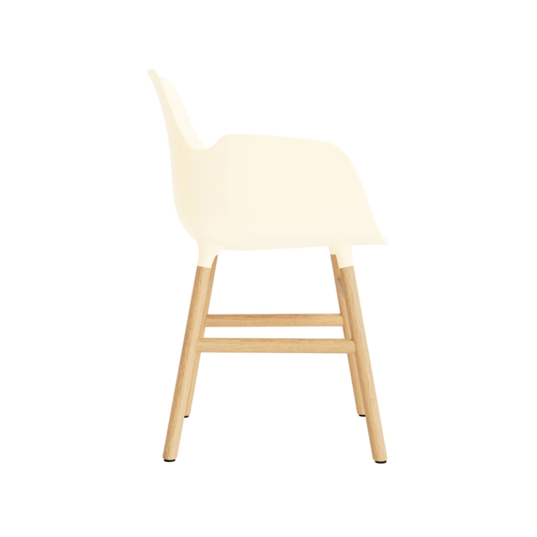 Chaise FORM ARMCHAIR Crème Normann Copenhagen