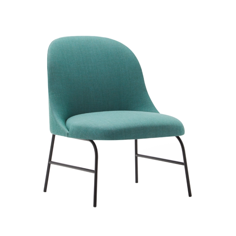 Fauteuil ALETA Step Melange 68118 / Noir VICCARBE