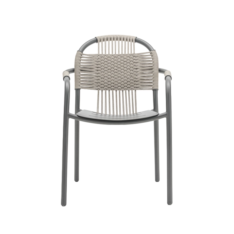 Chaise extérieur Chaise CLEO Gris fossile VINCENT SHEPPARD