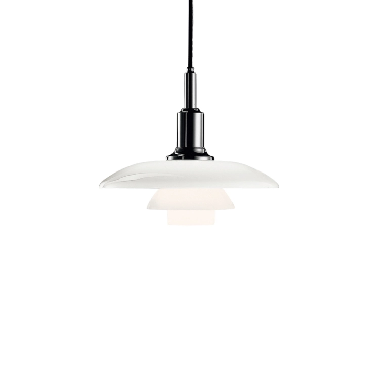 Suspension PH 3/2  Chromé haute brillance LOUIS POULSEN