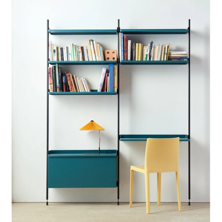 Bureau PIER SYSTEM 12 Blanc/ aluminium HAY