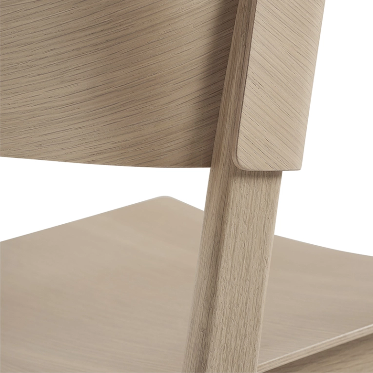 Chaise COVER SIDE CHAIR Noir MUUTO