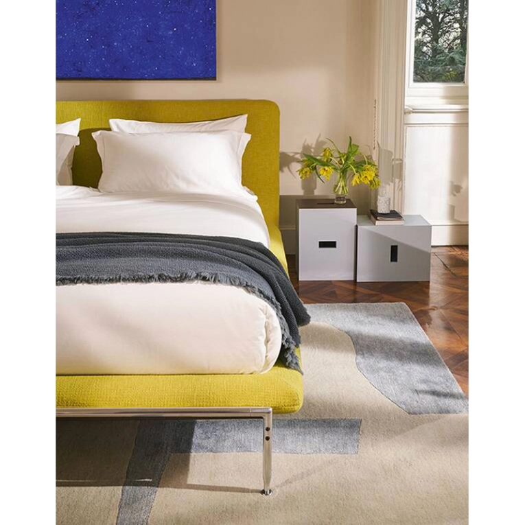 Tabouret LC14 NANTES REZE Marron et bleu CASSINA